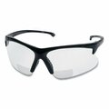 Kleenguard V60 30-06 Readers Safety Sunglasses, Nylon Black Frame, Clear Polycarbonate Lens, 6PK KCC19876